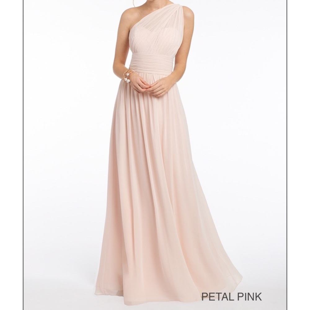 Light Pink Long Bridesmaid Dress